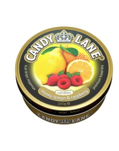 Леденцы Фруктовые мед лимон малина 200 г Candy lane