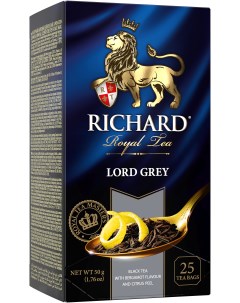 Чай Lord Grey чёрный 25 сашет Richard