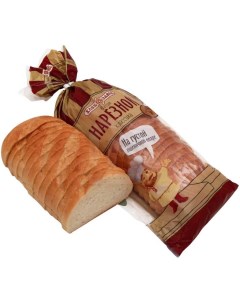 Хлеб Нарезной батон пшеничный нарезанный 380 г Хлебозавод №24