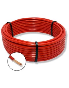 Провод электрический ПуГВ 1х6 мм2 Красный 5м кабель силовой медь Nobrand