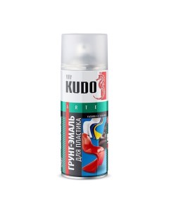 КУДО KU 6002 Грунт эмаль для пластика черная аэрозольная 0 52л Kudo