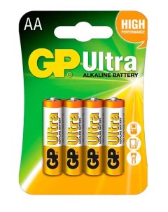 Батарейка Ultra Alkaline 24AUDM3 GL 2 CR4 4 шт Gp