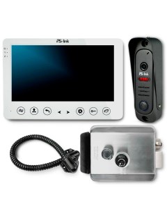 Комплект видеодомофона с вызывной панелью и эл механическим замком KIT 715DP CH Ps-link