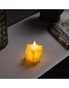 Светодиодная свеча Снежинка 9642127 1 шт Luazon lighting