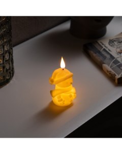 Светодиодная свеча Снеговик 9642123 1 шт Luazon lighting