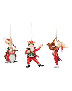 Елочная игрушка Santa band 11 см в ассортименте форма по наличию Goodwill