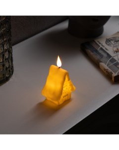 Светодиодная свеча Домик 9642126 1 шт Luazon lighting