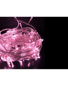 Световая гирлянда новогодняя Нить премиум класс EST200 3W10 1BP 20 м розовый Laitcom