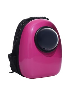 Рюкзак для переноски животных с окном для обзора 32 х 25 х 42 см фиолетовый Пижон