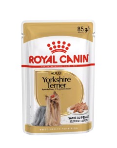 Влажный корм для собак Yorkshire Terrier мясной для йоркширских терьеров 85г Royal canin