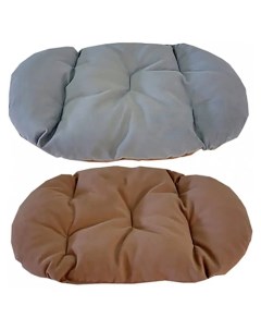 Микровелюр Caramel Silver 2 57 см х 41 см х 5 см подушка для пластикового лежак Homepet
