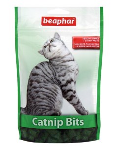 Лакомство для кошек Catnip Bits подушечки кошачья мята 150 г Beaphar