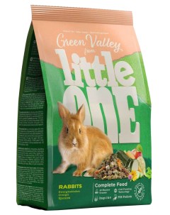 Сухой корм для кроликов Green Valley 750 г 4 шт Little one