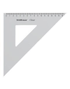 Треугольник Erich Krause Clear 45 градусов 16 см 41518 Erich krause
