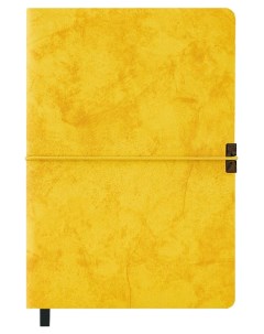 Бизнес блокнот недатированный канцтовары Джинс делавэ А5 96 листов Желтый Феникс