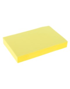 Блок с липким краем 51 мм x 76 мм 100 листов флуоресцентный жёлтый 24шт Calligrata