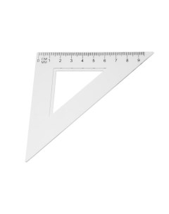 Треугольник 9 см 45 прозрачный 50шт Calligrata