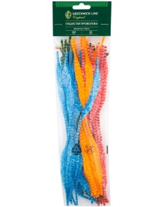Материал декоративный Пушистая проволока длинное перо двуцветная 300мм 50шт Greenwich line