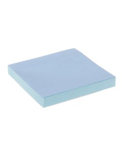 Блок с липким краем 76 мм х 76 мм 100 листов пастель голубой Calligrata