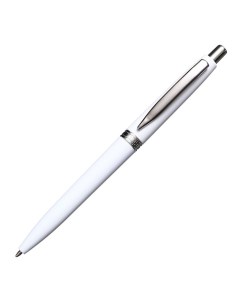 Ручка шариковая автоматическая 0 5 мм под логотип стержень синий белый корпус 12шт Calligrata