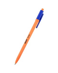Ручка шариковая автоматическая Economy оранжевый корпус синяя Attache