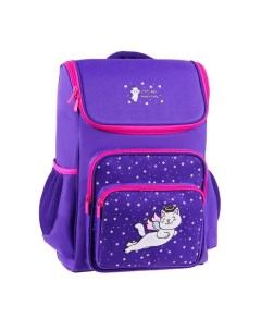 Детский рюкзак Happy School Cat 39х28х18 см 1 отдел 4 кармана Uni_17680 Artspace
