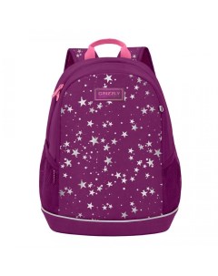 Рюкзак детский RG 063 3 школьный фиолетовый Grizzly