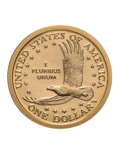 Монета 1 доллар Парящий орел Сакагавея Коренные американцы США 2002 г в Монета UNC Mon loisir