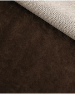 Ткань мебельная Флок цвет Коричневый Крокус