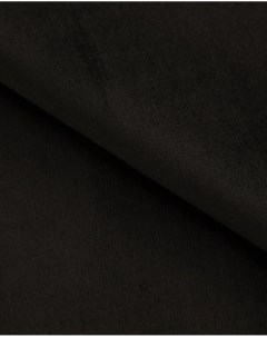 Ткань мебельная Велюр модель Эвора цвет Черный отрез 1 м Крокус