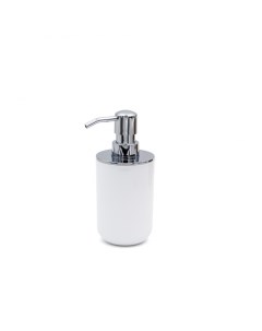 Дозатор для жидкого мыла Alba белый с серебряным 7 1х16 4 см Ridder