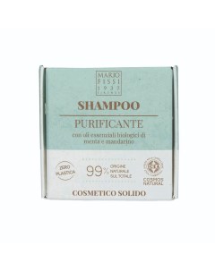 Твердый шампунь для волос Solid cosmetics Purificante Очищающий 50 г Mario fissi 1937