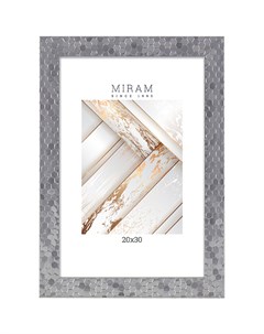 Рамка Мирам 20x30 см пластик цвет серебро Без бренда