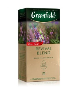 Чай черный Revival Blend 25 пакетиков Greenfield