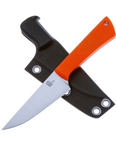 Городской нож Pocket сталь Bohler N690 рукоять оранжевая G 10 Owl knife