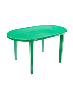 Стол для дачи обеденный 217538 зеленый 140х80х71 см Стандарт пластик