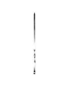 Шампуры нержавеющая сталь с металлической ручкой Nobrand