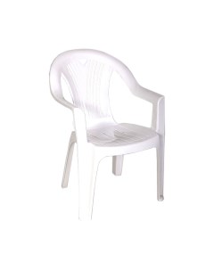 Садовое кресло Салют 110 0012 66х60х84см белый Стандарт пластик