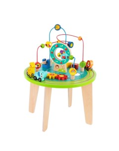 Деревянная игрушка Развивающий столик бизиборд 5 в 1 Tooky toy