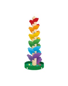 Деревянная игрушка Разноцветная головоломка лабиринт Tooky toy
