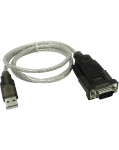 Кабель адаптер AM DB9М USS 101N USB Serial COM RS232 0 8 м chipset Prolific PL2303TA Orient