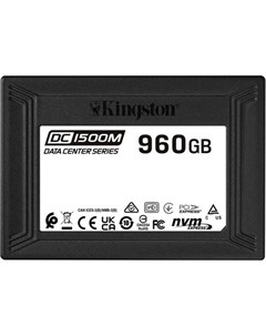 SSD накопитель DC1500M SEDC1500M 960G 960ГБ 2 5 PCIe 3 0 x4 NVMe U 2 SFF 8639 Kingston
