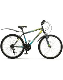Велосипед Forester 2021 горный взрослый рама 18 колеса 26 серый голубой 18кг Topgear