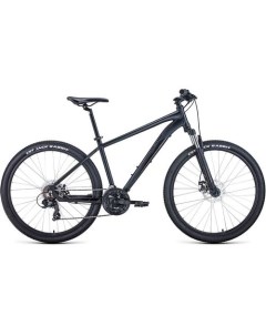 Велосипед Apache 27 5 2 0 Disc 2020 2021 горный взрослый рама 19 колеса 27 5 черный матовый черный 1 Forward