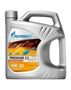 Моторное масло Premium 5W 30 4л синтетическое Gazpromneft