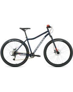 Велосипед Sporting 29 X 2021 горный взрослый рама 17 колеса 29 темно синий красный 13 93кг Forward