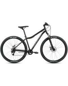 Велосипед Sporting 29 2 2 D 2022 горный взрослый рама 21 колеса 29 черный темно серый 14 51кг Forward