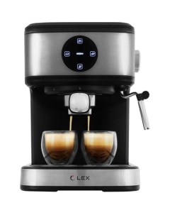 Кофеварка LXCM 3502 1 рожковая черный Lex