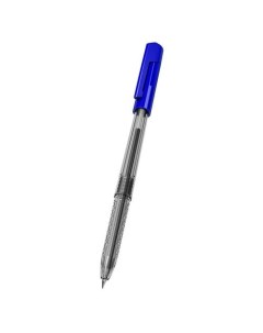 Ручка шариков Arrow EQ01130 корп прозрачный синий d 1мм чернила син синий 50 шт кор Deli