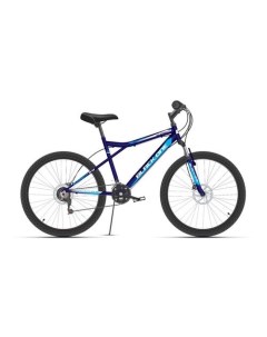 Велосипед Element 26 D 2021 городской взрослый рама 16 колеса 26 синий белый 22кг Black one